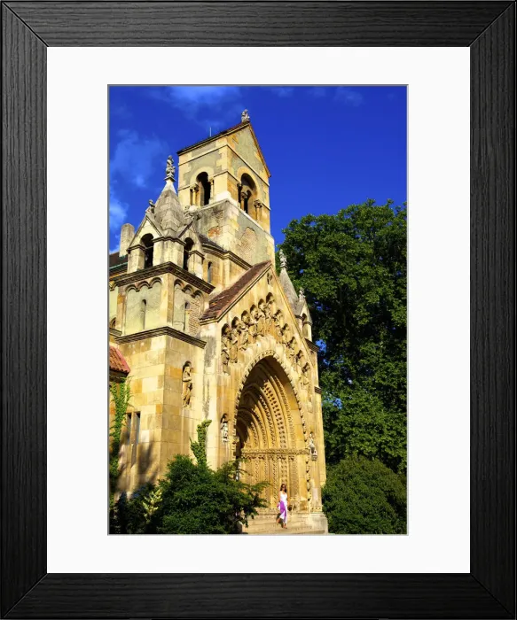Framed Print : Church of Jak, Vajdahunyad Castle, Budapest, Hungary Framed Print : Church of Jak, Vajdahunyad Castle, Budapest, Hungary