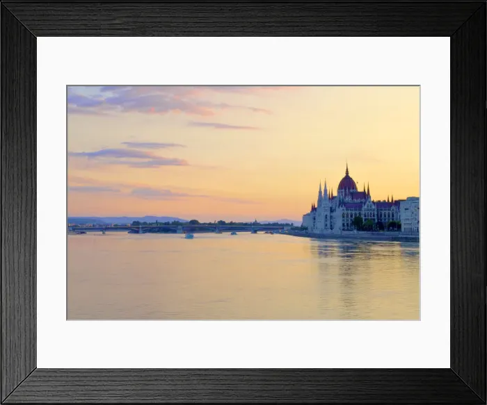 Framed Print : Hungarian Parliament Building at Sunrise, Budapest, Hungary Framed Print : Hungarian Parliament Building at Sunrise, Budapest, Hungary