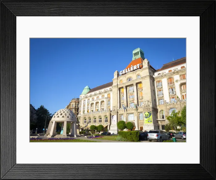 Framed Print : The famous Gellert Hotel & Baths, Buda, Budapest, Hungary Framed Print : The famous Gellert Hotel & Baths, Buda, Budapest, Hungary