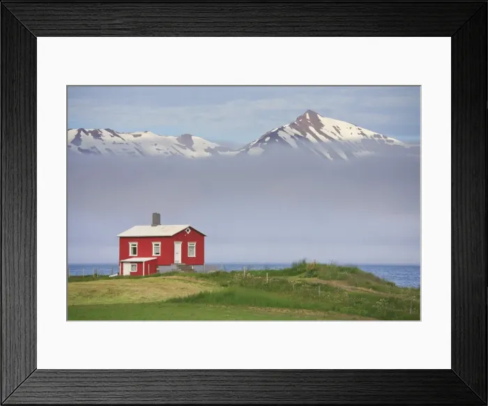 Framed Print : Eyjafjordur Sound, Akureyri, Iceland Framed Print : Eyjafjordur Sound, Akureyri, Iceland
