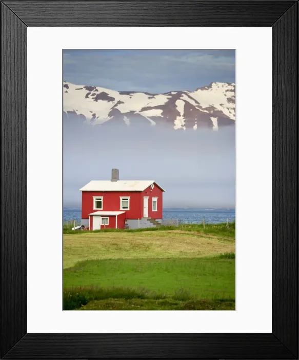Framed Print : Eyjafjordur Sound, Akureyri, Iceland Framed Print : Eyjafjordur Sound, Akureyri, Iceland