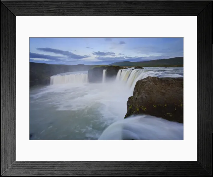 Framed Print : Godafoss waterfall, Iceland Framed Print : Godafoss waterfall, Iceland