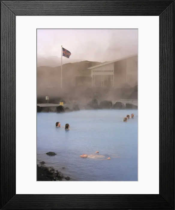 Framed Print : Reykjahlid Geothermal Blue Lagoon, Lake Myvatn, Iceland Framed Print : Reykjahlid Geothermal Blue Lagoon, Lake Myvatn, Iceland