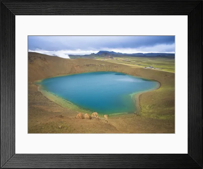 Framed Print : Leirhnjukur Crater, Krafla Volcano Caldera, Iceland Framed Print : Leirhnjukur Crater, Krafla Volcano Caldera, Iceland