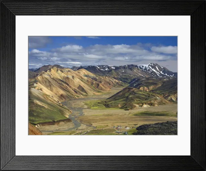 Framed Print : Mountain slopes, Landmannalaugar, Fjallabak Nature Reserve, Central Iceland Framed Print : Mountain slopes, Landmannalaugar, Fjallabak Nature Reserve, Central Iceland