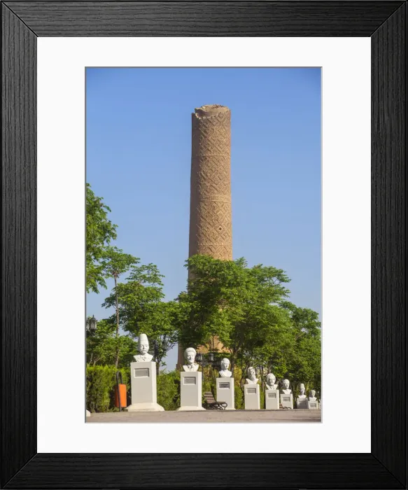 Framed Print : Iraq, Kurdistan, Erbil, Minare Park, Sculpure of Kurdish figures leading to Choli Framed Print : Iraq, Kurdistan, Erbil, Minare Park, Sculpure of Kurdish figures leading to Choli