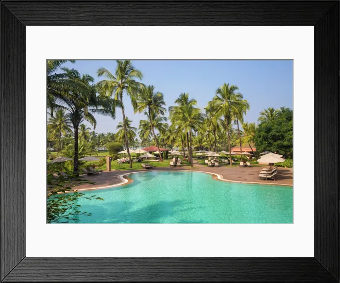 Framed Print : India, Goa, Mobor Beach, The Leela Goa Hotel Framed Print : India, Goa, Mobor Beach, The Leela Goa Hotel