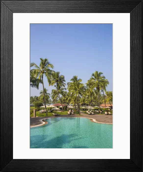 Framed Print : India, Goa, Mobor Beach, The Leela Goa Hotel Framed Print : India, Goa, Mobor Beach, The Leela Goa Hotel