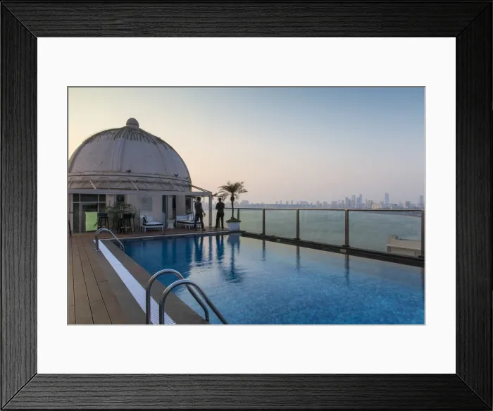 Framed Print : India, Maharashtra, Mumbai, Rooftop of Intercontental Hotel Framed Print : India, Maharashtra, Mumbai, Rooftop of Intercontental Hotel