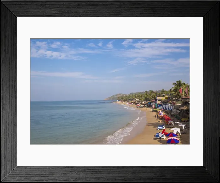 Framed Print : India, Goa, Anjuna beach