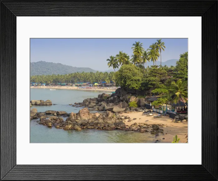 Framed Print : India, Goa, Colomb and Palolem Beaches Framed Print : India, Goa, Colomb and Palolem Beaches
