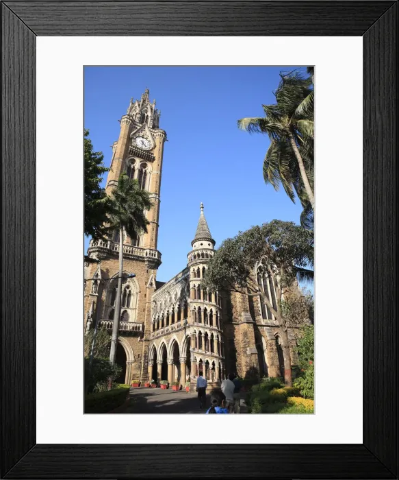 Framed Print : University library and clock tower (1869-1878), Mumbai, Maharashtra, India Framed Print : University library and clock tower (1869-1878), Mumbai, Maharashtra, India