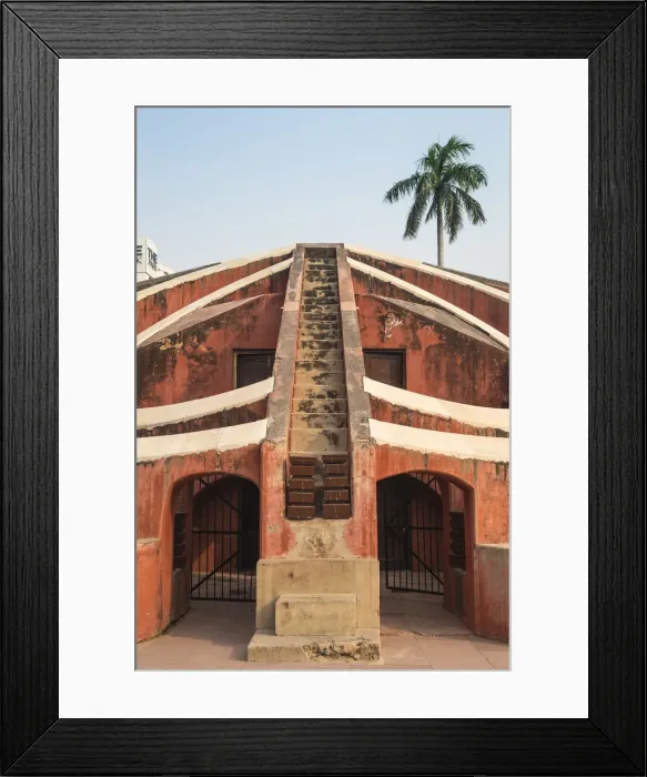 Framed Print : India, Delhi, New Delhi, Jantar Mantar Observatory Framed Print : India, Delhi, New Delhi, Jantar Mantar Observatory