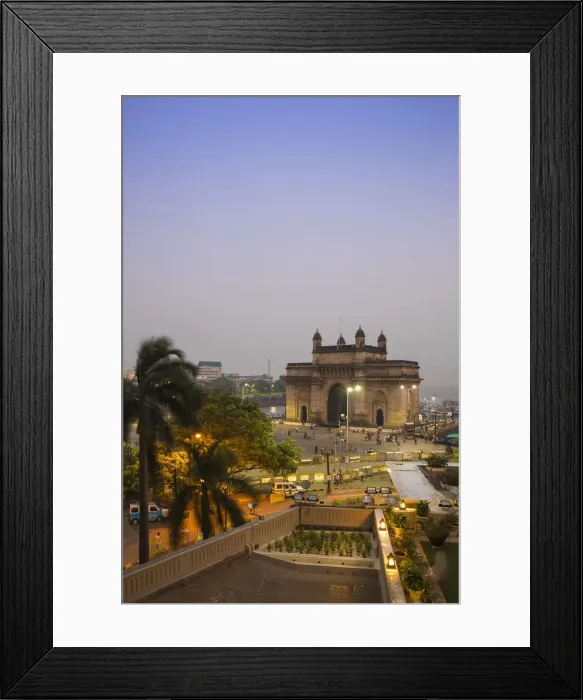 Framed Print : India, Maharashtra, Mumbai, View of Gateway of India Framed Print : India, Maharashtra, Mumbai, View of Gateway of India