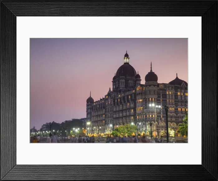 Framed Print : India, Maharashtra, Mumbai, Taj Mahal Palace Hotel Framed Print : India, Maharashtra, Mumbai, Taj Mahal Palace Hotel