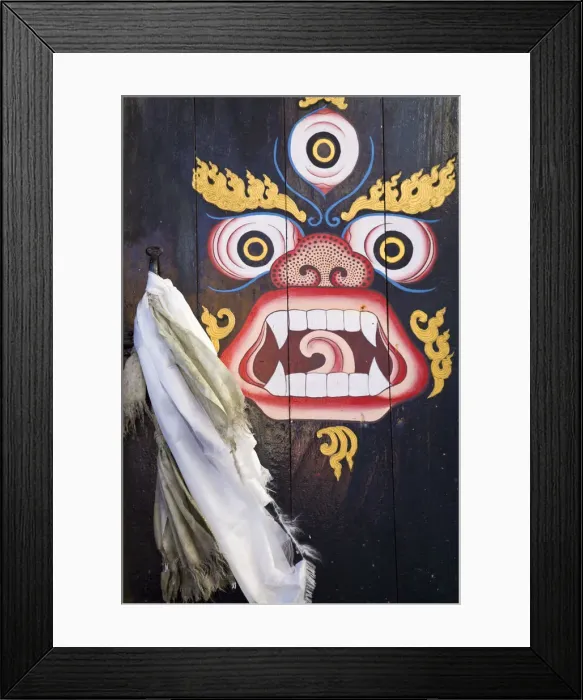 Framed Print : India, West Bengal, Kalimpong, Durpin Hill, Durpin Gompa or Zong Dog Pairi Fo-Brang Gompa