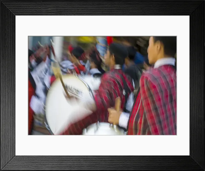 Framed Print : India, West Bengal, Kalimpong, Street procession Framed Print : India, West Bengal, Kalimpong, Street procession