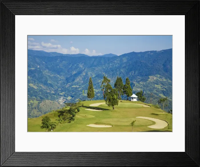 Framed Print : India, West Bengal, Kalimpong, Golf course Framed Print : India, West Bengal, Kalimpong, Golf course