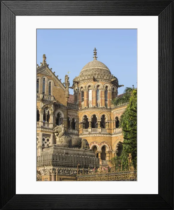 Framed Print : India, Maharashtra, Mumbai, Chhatrapati Shivaji Terminus a historic railway station Framed Print : India, Maharashtra, Mumbai, Chhatrapati Shivaji Terminus a historic railway station