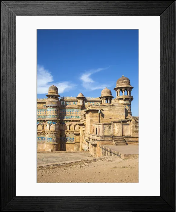 Framed Print : India, Madhya Pradesh, Gwalior, Gwalior Fort, Man Singh Palace Framed Print : India, Madhya Pradesh, Gwalior, Gwalior Fort, Man Singh Palace