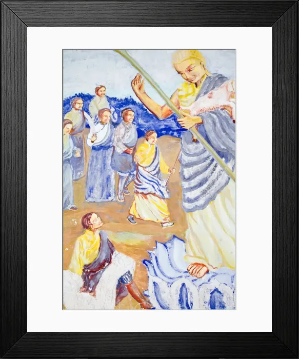 Framed Print : India, West Bengal, Kalimpong, Mary Mother of God Church, Paintings on external walls Framed Print : India, West Bengal, Kalimpong, Mary Mother of God Church, Paintings on external walls