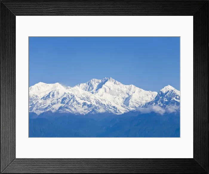 Framed Print : India, West Bengal, Darjeeling, Kanchenjunga, Kangchendzonga range