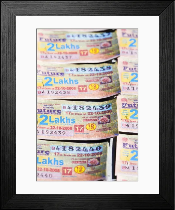 Framed Print : India, West Bengal, Kalimpong, Market, Lottery tickets Framed Print : India, West Bengal, Kalimpong, Market, Lottery tickets