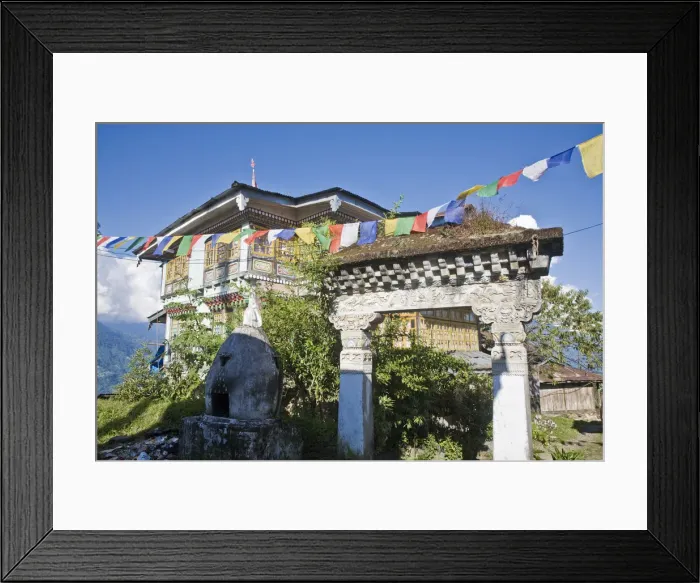 Framed Print : India, Sikkim, Pelling, Pemayangtse Gompa, One of Sikkims oldest and most significant Framed Print : India, Sikkim, Pelling, Pemayangtse Gompa, One of Sikkims oldest and most significant