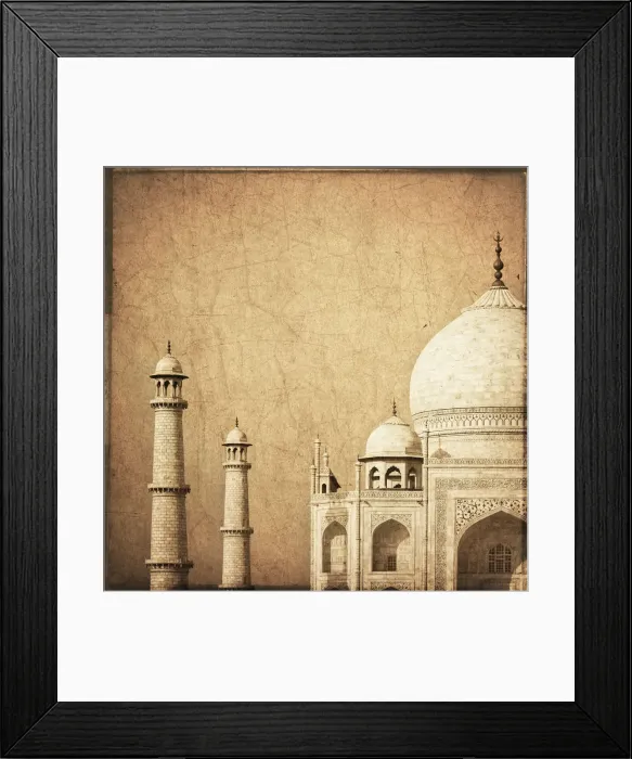 Framed Print : India, Uttar Pradesh, Agra, Taj Mahal (UNESCO site) Framed Print : India, Uttar Pradesh, Agra, Taj Mahal (UNESCO site)