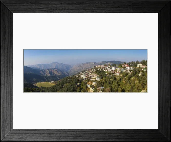 Framed Print : India, Himachal Pradesh, Shimla, View of Shimla Framed Print : India, Himachal Pradesh, Shimla, View of Shimla