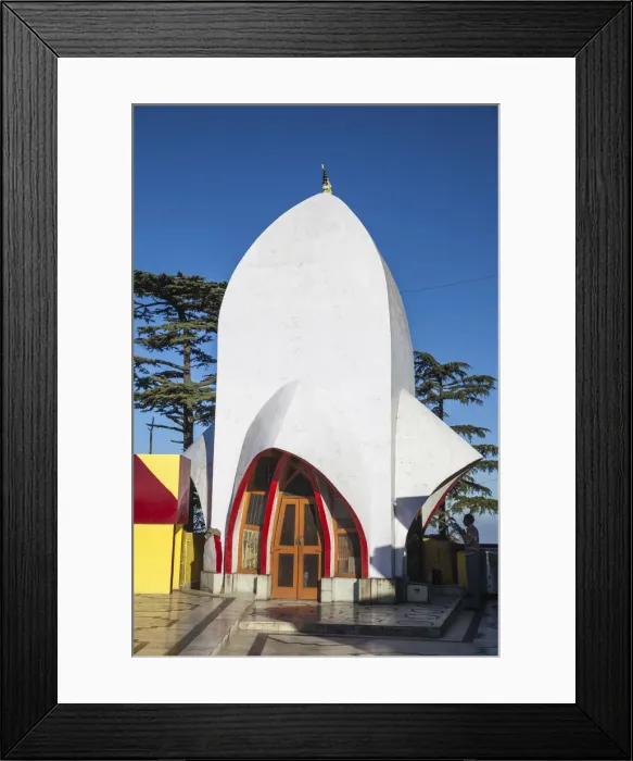 Framed Print : India, Himachal Pradesh, Shimla, Temple of Kali Bari Framed Print : India, Himachal Pradesh, Shimla, Temple of Kali Bari