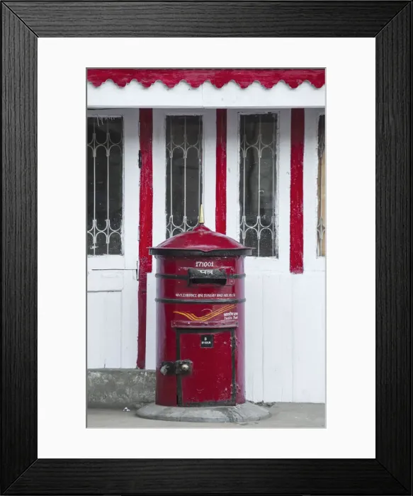 Framed Print : India, Himachal Pradesh, Shimla, The Mall, Combermere post office Framed Print : India, Himachal Pradesh, Shimla, The Mall, Combermere post office