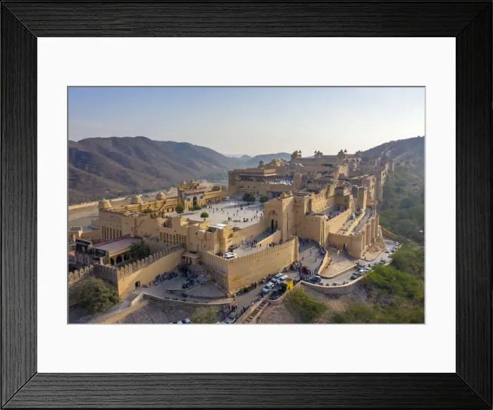 Framed Print : India, Rajasthan, Jaipur, Amber, Amber Fort Framed Print : India, Rajasthan, Jaipur, Amber, Amber Fort