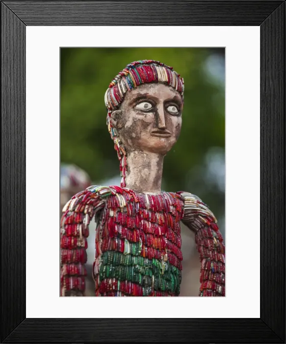 Framed Print : India, Haryana and Punjab, Chandigarh, Nek Chands Rock Garden, Sculptures Framed Print : India, Haryana and Punjab, Chandigarh, Nek Chands Rock Garden, Sculptures
