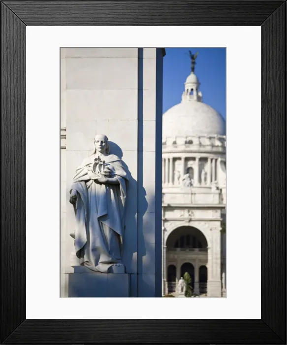Framed Print : India, West Bengal, Kolkata, Calcutta, Chowringhee, Victoria Memorial, King Edward Framed Print : India, West Bengal, Kolkata, Calcutta, Chowringhee, Victoria Memorial, King Edward
