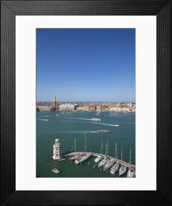 Framed Print : Campanile, Doges Palace & St Framed Print : Campanile, Doges Palace & St