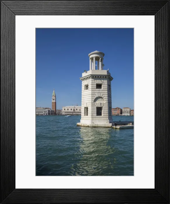 Framed Print : Faro San Giorgio Maggiore (Campanile & St Framed Print : Faro San Giorgio Maggiore (Campanile & St