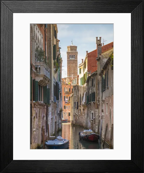 Framed Print : Rio de le Do Torre, San Polo, Venice, Italy Framed Print : Rio de le Do Torre, San Polo, Venice, Italy