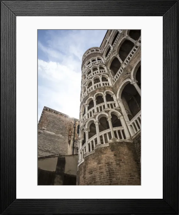 Framed Print : Scala Contarini del Bovolo, Venice, Italy