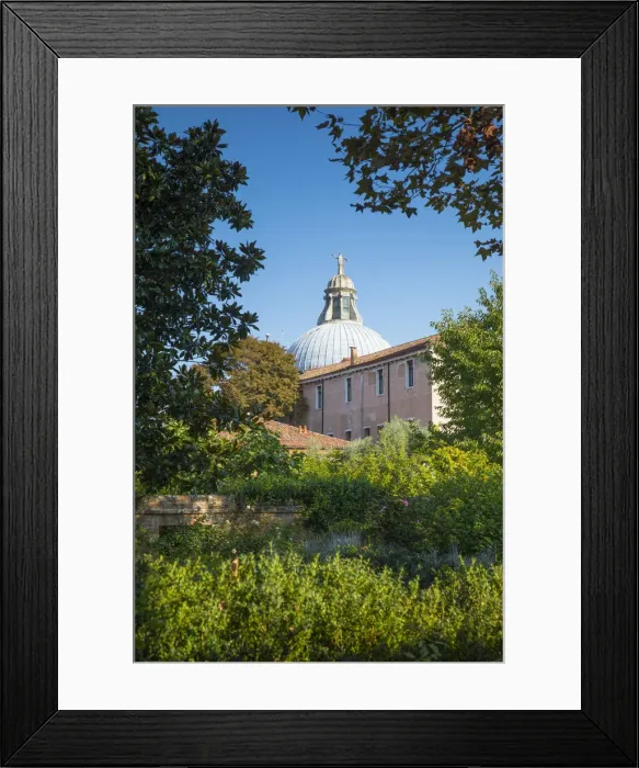 Framed Print : Gardens of the Bauer Palladio hotel, Guidecca, Venice, Itlay Framed Print : Gardens of the Bauer Palladio hotel, Guidecca, Venice, Itlay