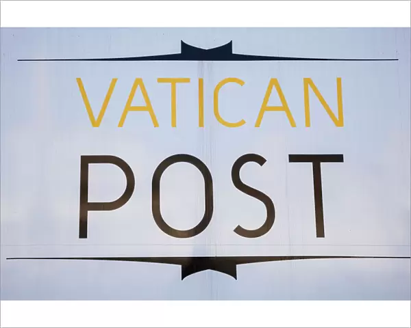 Italy, Lazio, Rome, St. Peters Square, Vatican Post Office outside St
