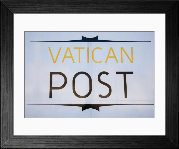 Framed Print : Italy, Lazio, Rome, St. Peters Square, Vatican Post Office outside St Framed Print : Italy, Lazio, Rome, St. Peters Square, Vatican Post Office outside St