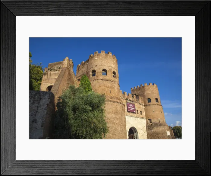 Framed Print : Italy, Lazio, Rome, Ancient Appian Way, St Framed Print : Italy, Lazio, Rome, Ancient Appian Way, St