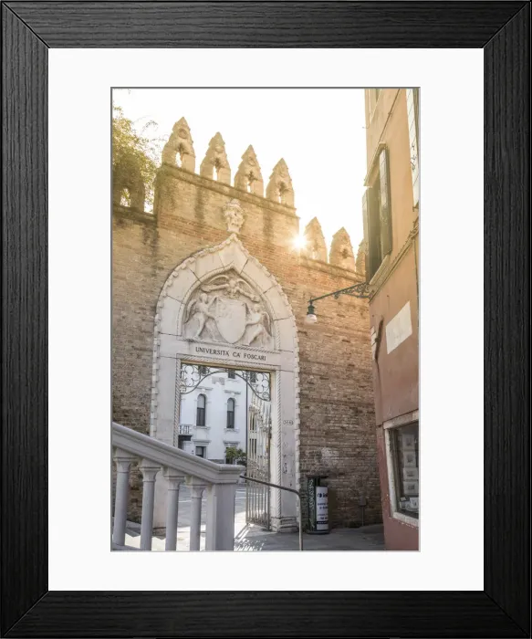 Framed Print : Universita Ca Foscari, Dorsoduro, Venice, Italy