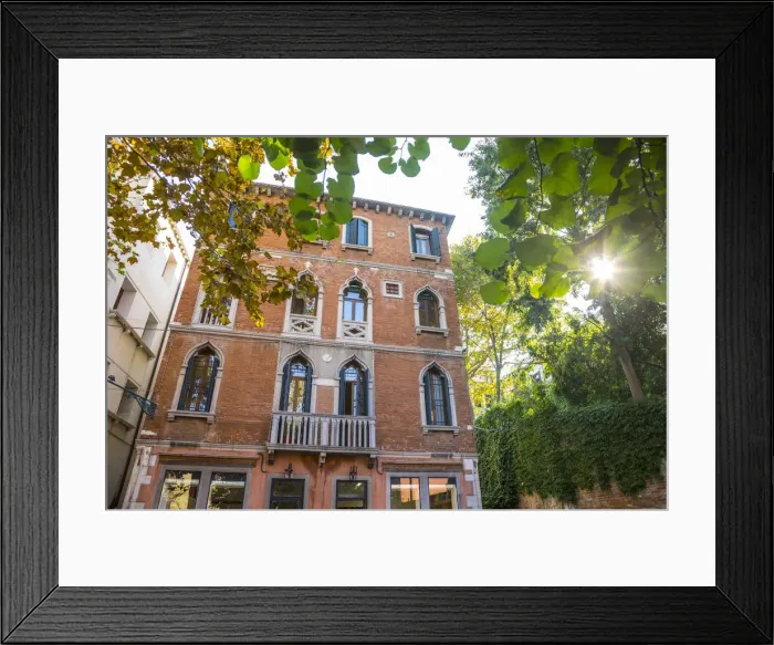 Framed Print : Typical Venetian house, Dorsoduro, Venice, Italy