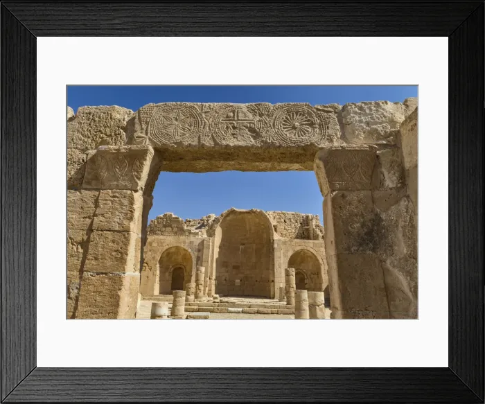 Framed Print : Church ruins, Shivta, Roman dead city, Negev desert, Israel Framed Print : Church ruins, Shivta, Roman dead city, Negev desert, Israel