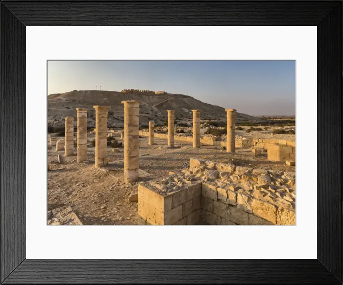 Framed Print : Nitzana, Roman dead city, Negev desert, Israel Framed Print : Nitzana, Roman dead city, Negev desert, Israel
