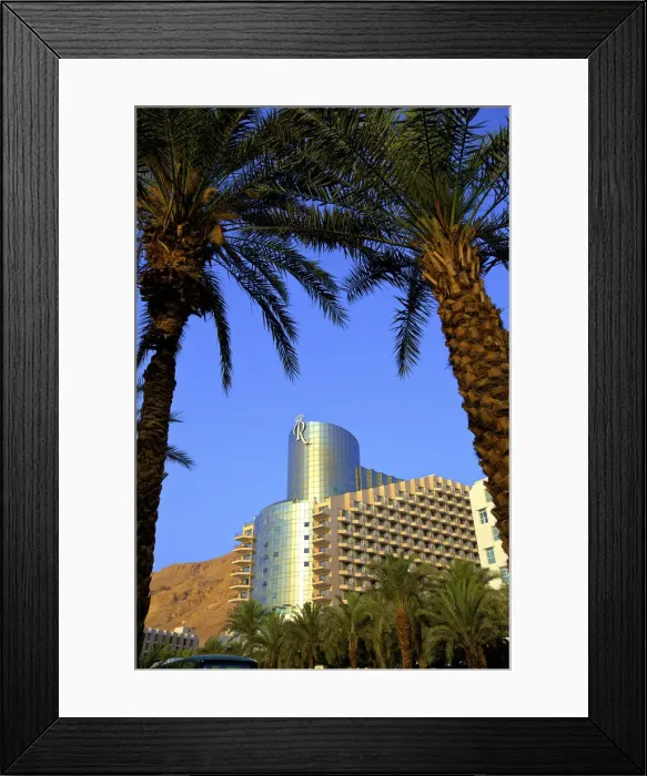 Framed Print : Hotel At Dead Sea, Ein Bokek, Dead Sea (lowest place on earth), Israel Framed Print : Hotel At Dead Sea, Ein Bokek, Dead Sea (lowest place on earth), Israel