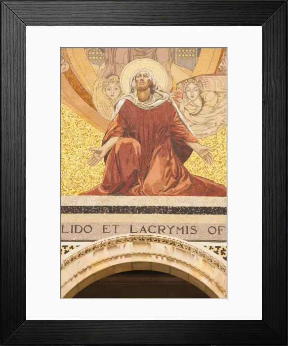 Framed Print : Israel, Jerusalem, Mount of Olives facade mosaic of the Church of All Nations Framed Print : Israel, Jerusalem, Mount of Olives facade mosaic of the Church of All Nations