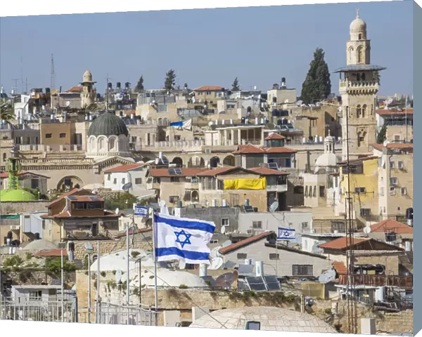 Israel, Jerusalem, View of old Town